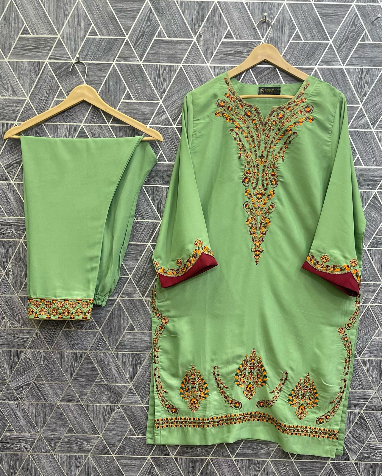 Wardrobe Multi Embroiderd Cordset 2 Piece